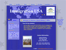 Tablet Screenshot of immigration-aux-usa.com